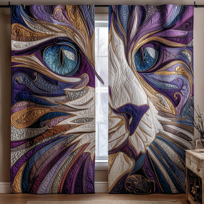 Catitude Quilted Curtains GFTOTP15775