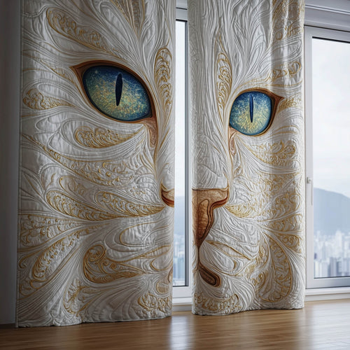 Catitude Quilted Curtains GFTOTP15776