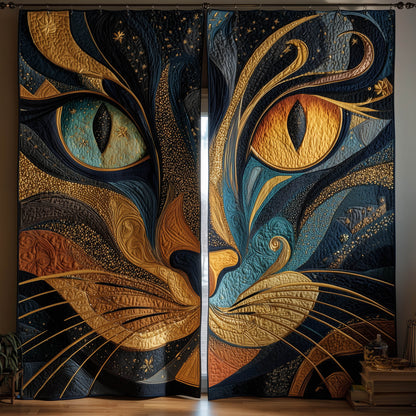 Catitude Quilted Curtains GFTOTP15779