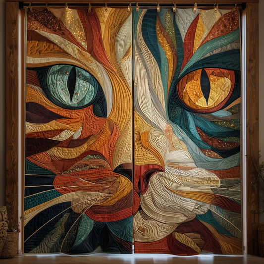 Catitude Quilted Curtains GFTOTP15780