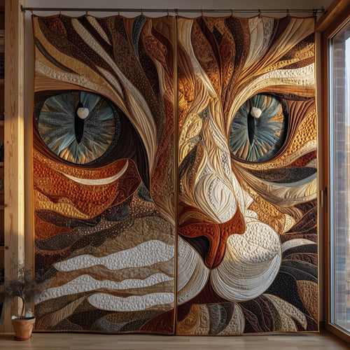 Catitude Quilted Curtains GFTOTP15781