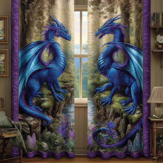 Ancient Guardian Quilted Curtains GFTOTP15786