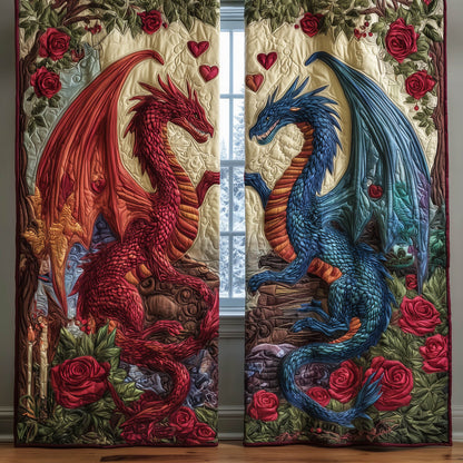 Ancient Guardian Quilted Curtains GFTOTP15787