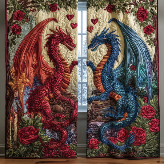 Ancient Guardian Quilted Curtains GFTOTP15787