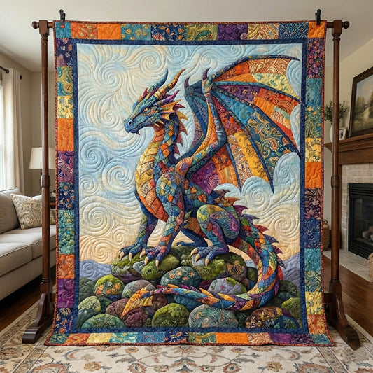 Ancient Inferno Quilted Blanket GFTOTP15796