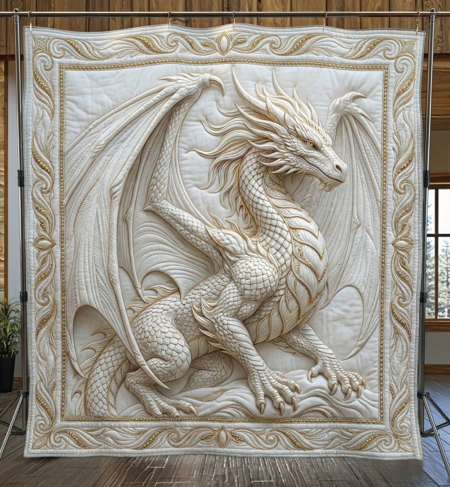 Ancient Inferno Quilted Blanket GFTOTP15800