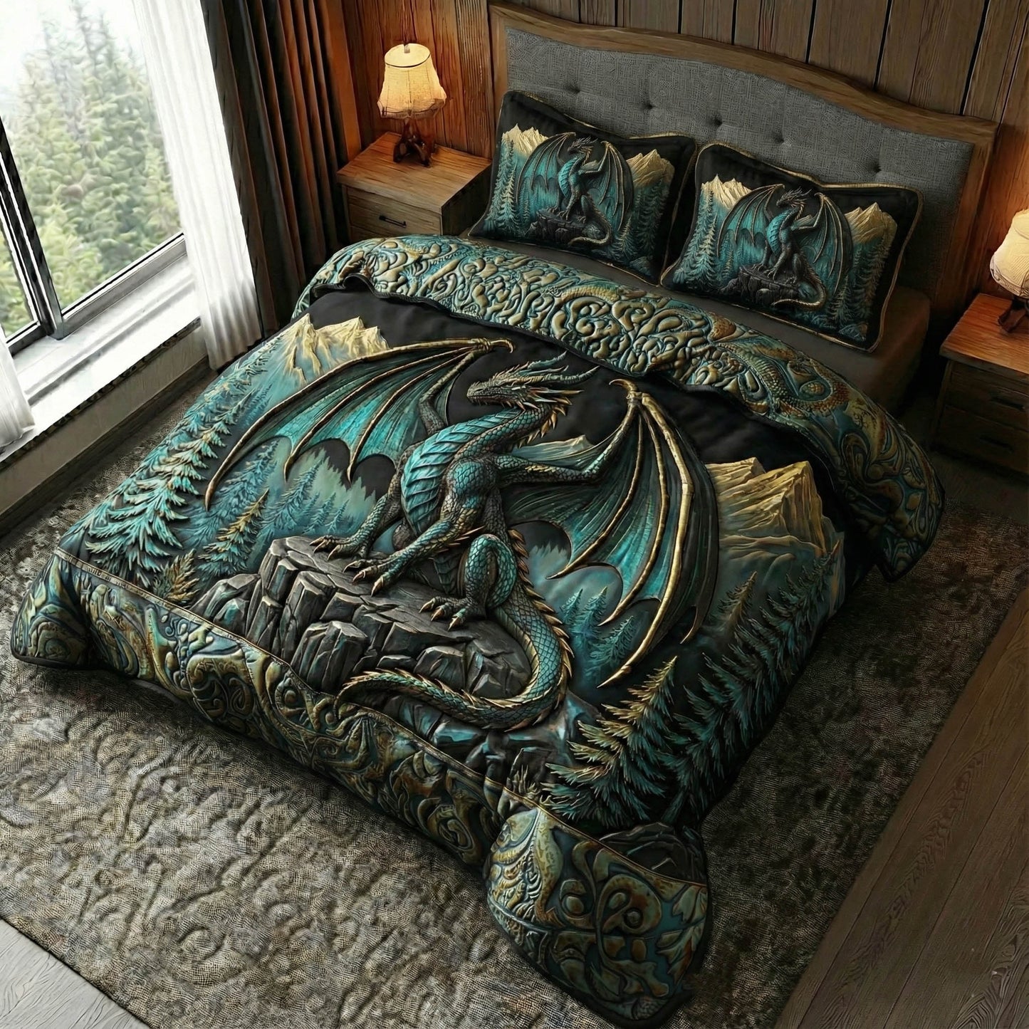 Ancient Inferno Duvet Cover Set GFTOTP15803