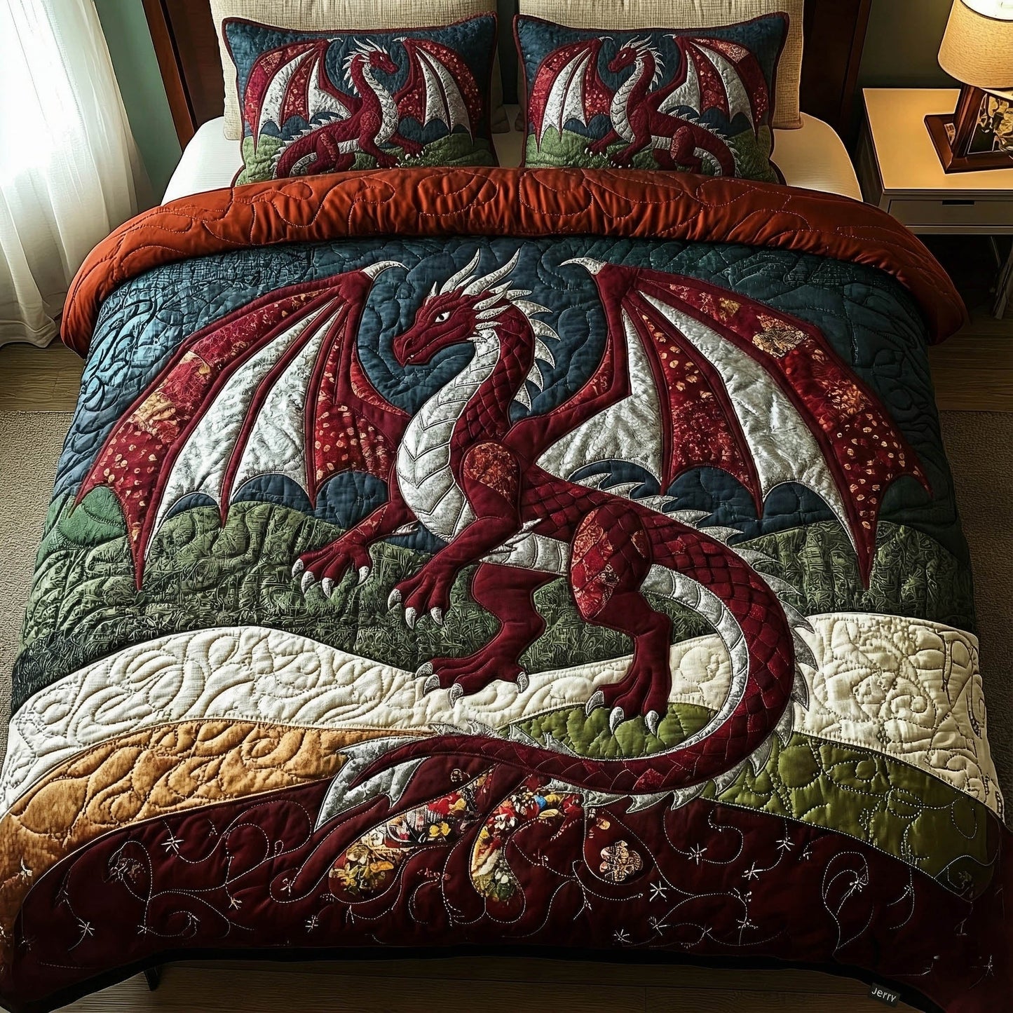 Ancient Inferno Duvet Cover Set GFTOTP15804