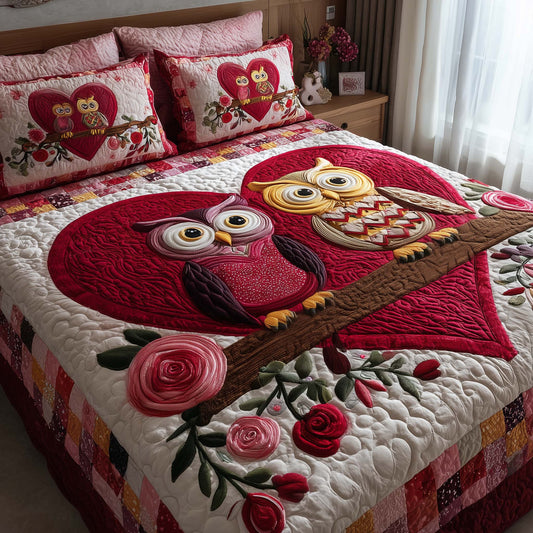 Sweet Union 3-Piece Quilted Bedding Set GFTOTP15823