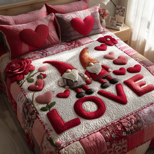 Sweet Union 3-Piece Quilted Bedding Set GFTOTP15826