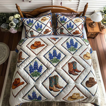 LoneStar Meadow 3-Piece Quilted Bedding Set GFTOTP15861