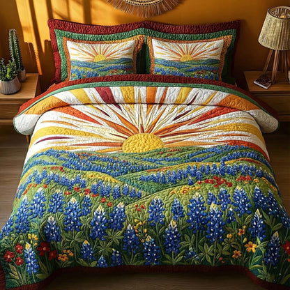 LoneStar Meadow 3-Piece Quilted Bedding Set GFTOTP15864