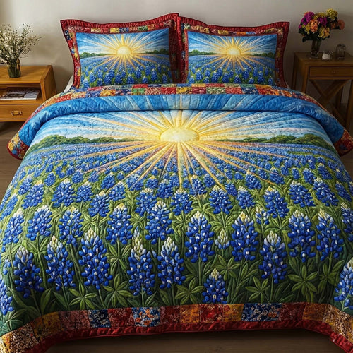 LoneStar Meadow 3-Piece Quilted Bedding Set GFTOTP15865