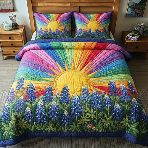 LoneStar Meadow 3-Piece Quilted Bedding Set GFTOTP15866