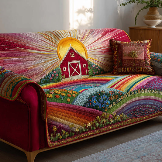 Sunlit Homestead Quilted Sofa Cover GFTOTP15868