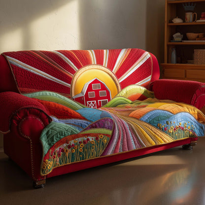 Sunlit Homestead Quilted Sofa Cover GFTOTP15869