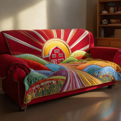 Sunlit Homestead Quilted Sofa Cover GFTOTP15869