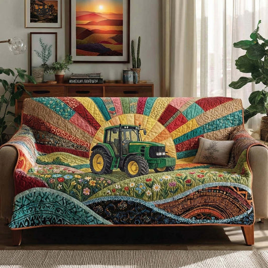 Sunlit Homestead Quilted Sofa Cover GFTOTP15871