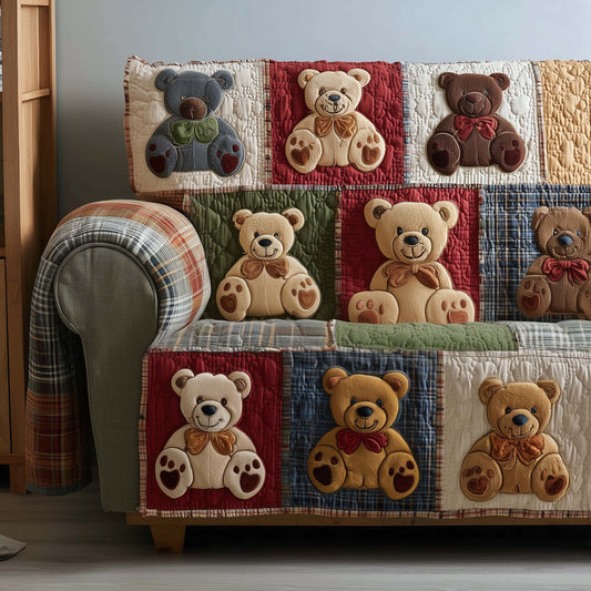 Plush Friend Quilted Sofa Cover GFTOTP15892