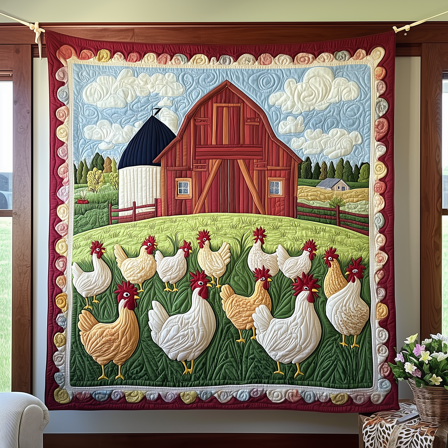 Peaceful Farmhouse Quilted Blanket GFTOTP1591