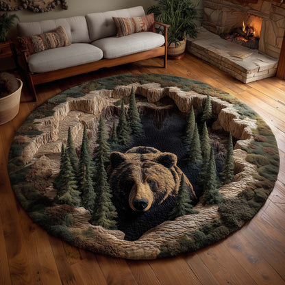 Forest Guardian Quilted Round Mat GFTOTP15931