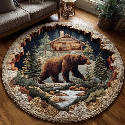 Forest Guardian Quilted Round Mat GFTOTP15935