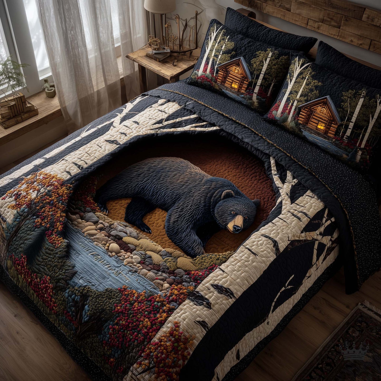 Forest Guardian 3-Piece Quilted Bedding Set GFTOTP15939