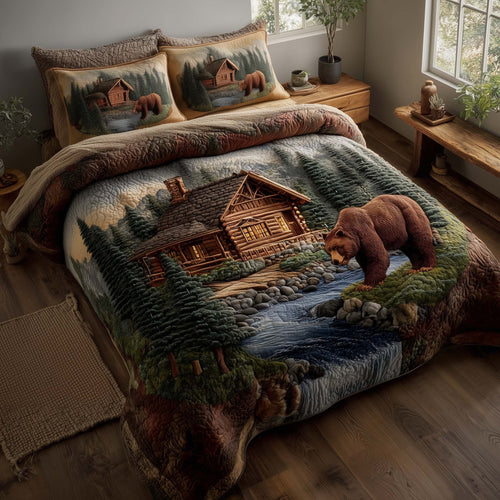 Forest Guardian 3-Piece Quilted Bedding Set GFTOTP15941
