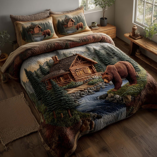 Forest Guardian 3-Piece Quilted Bedding Set GFTOTP15941