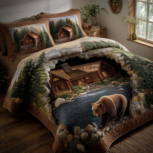 Forest Guardian 3-Piece Quilted Bedding Set GFTOTP15942