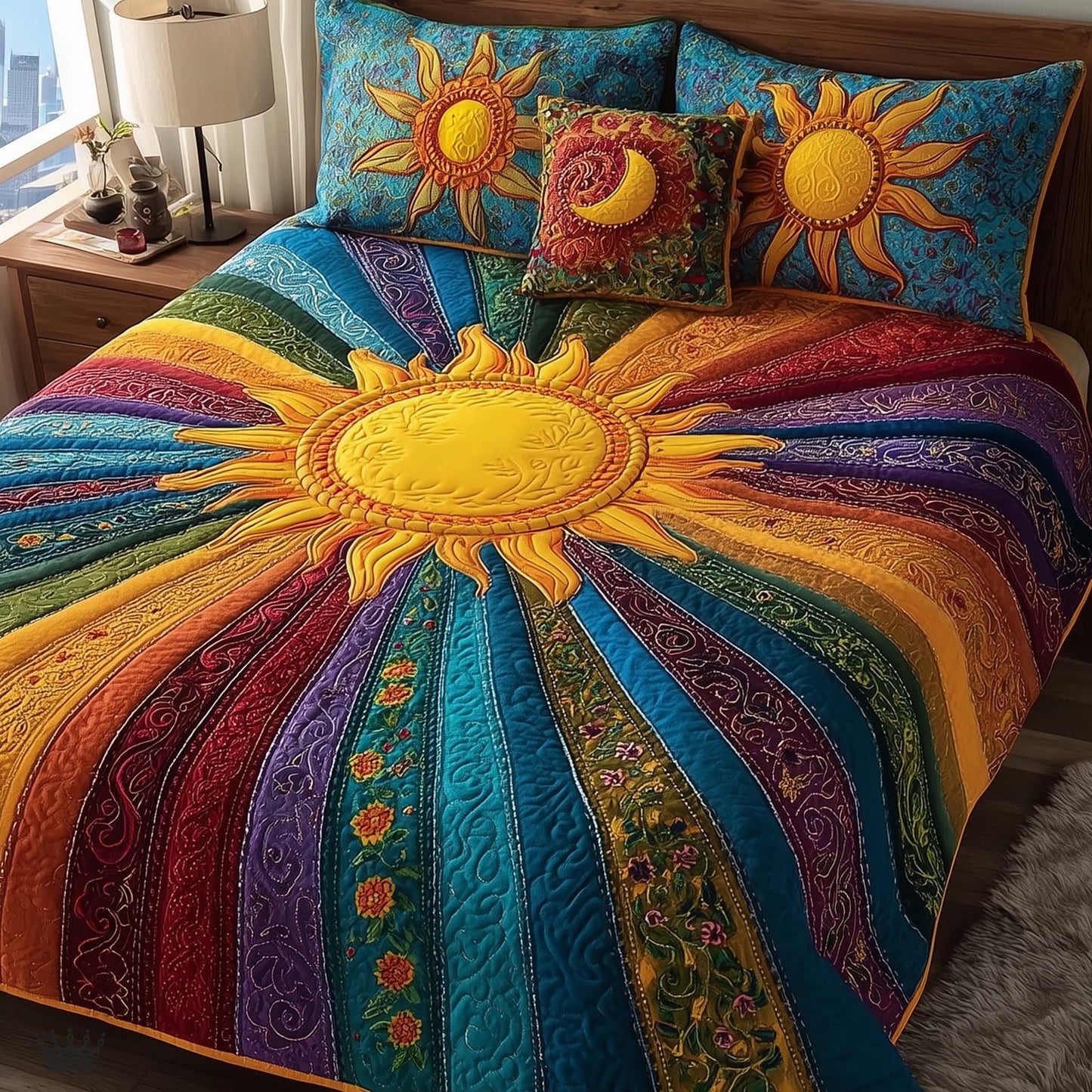 Golden Radiance Duvet Cover Set GFTOTP15943