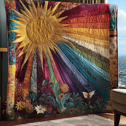 Sunlit Ember Quilted Blanket GFTOTP15951