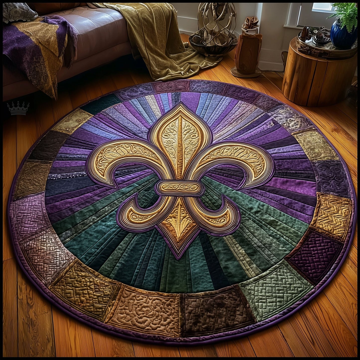 Beaded Revelry Quilted Round Mat GFTOTP15968