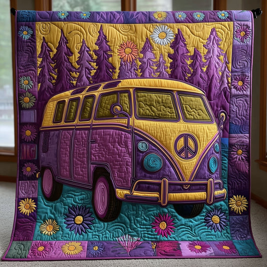 Hippie Van Quilted Blanket GFTOTP15981