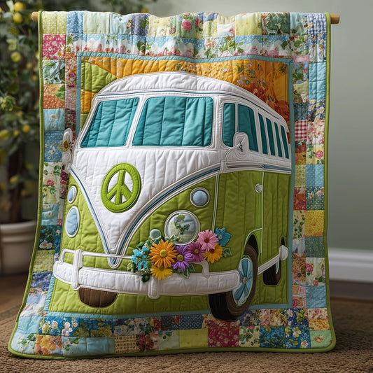 Hippie Van Quilted Blanket GFTOTP15984