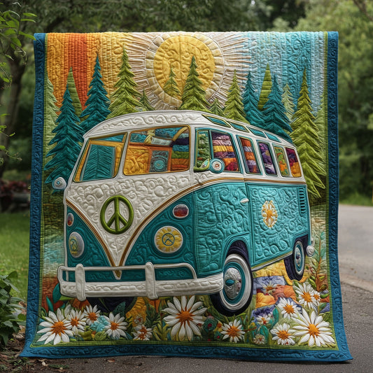 Hippie Van Quilted Blanket GFTOTP15986
