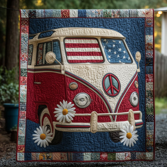Hippie Van Quilted Blanket GFTOTP15989