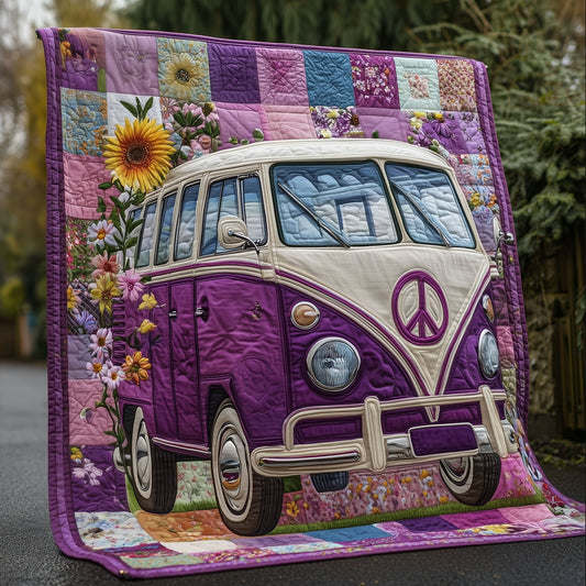 Hippie Van Quilted Blanket GFTOTP15991