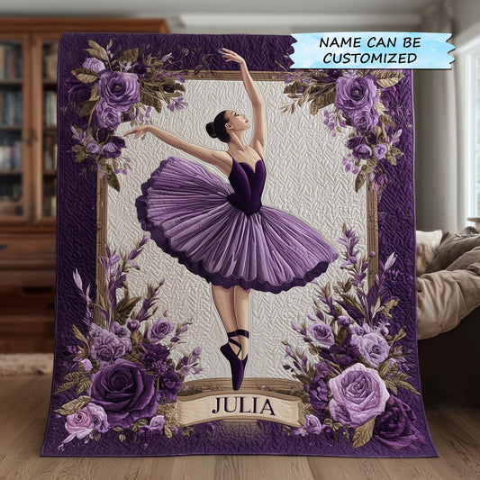 Elegant Ballerina Quilted Blanket QTCUZ GFTOTP16004