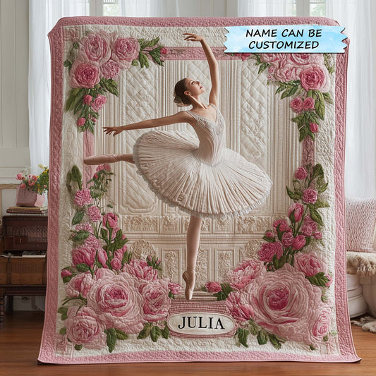 Elegant Ballerina Quilted Blanket QTCUZ GFTOTP16005