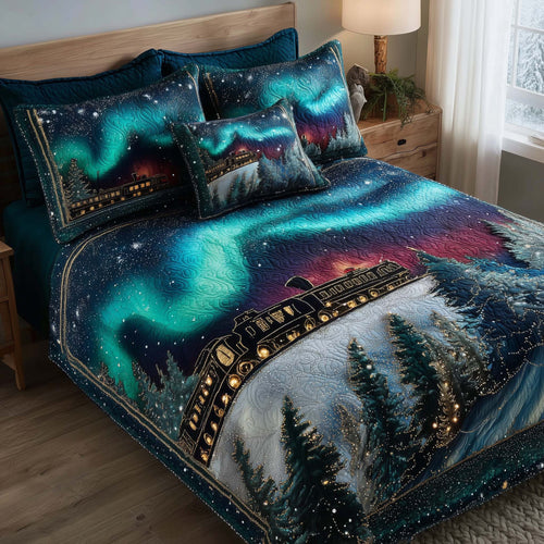 Aurora Borealis 3-Piece Quilted Bedding Set GFTOTP16009