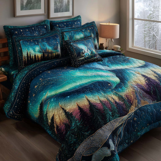 Aurora Borealis 3-Piece Quilted Bedding Set GFTOTP16010