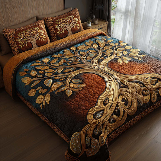 Spirit Trunk 3-Piece Quilted Bedding Set GFTOTP16017