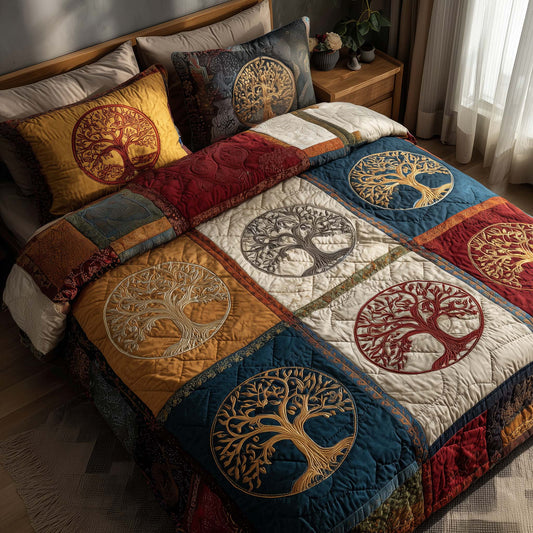 Spirit Trunk 3-Piece Quilted Bedding Set GFTOTP16022