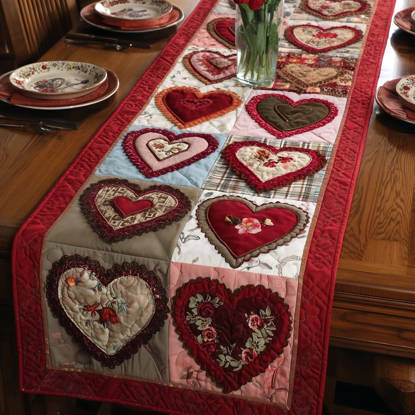 Sweet Keepsake Quilted Table Runner GFTOTP16035