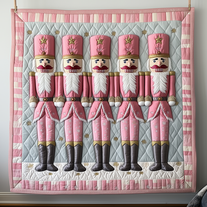 Christmas Nutcracker in Fairytale Quilted Blanket GFTOTP1606
