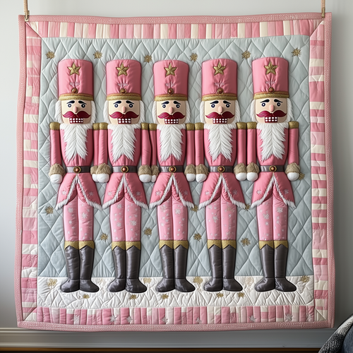 Christmas Nutcracker in Fairytale Quilted Blanket GFTOTP1606