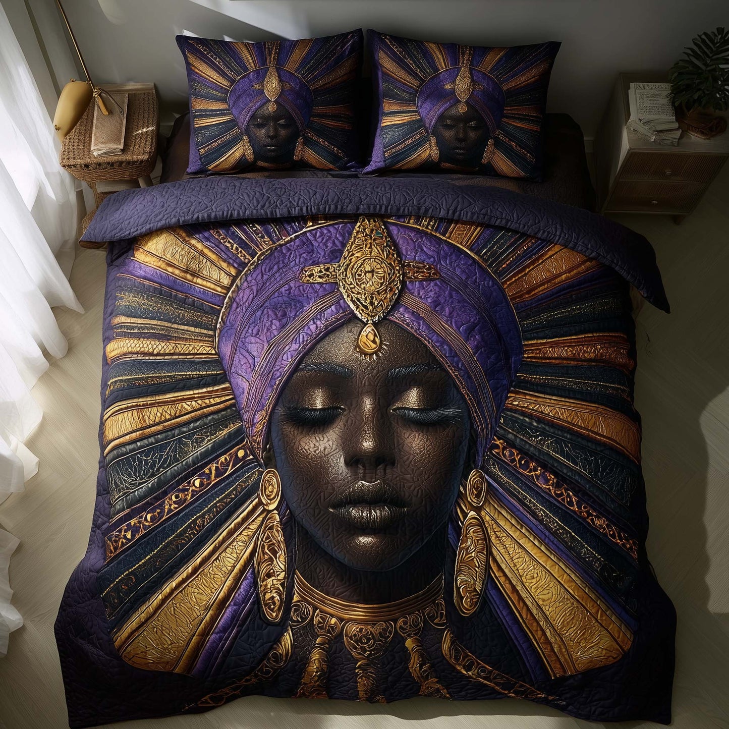 Rich Radiance 3-Piece Quilted Bedding Set GFTOTP16073