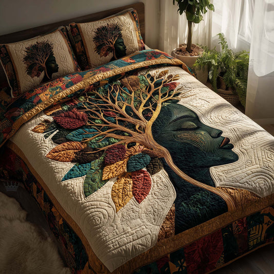 Rich Radiance 3-Piece Quilted Bedding Set GFTOTP16077