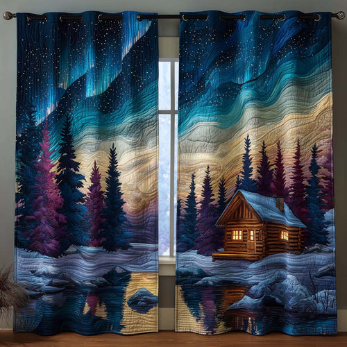 Aurora Borealis Quilted Curtains GFTOTP16080